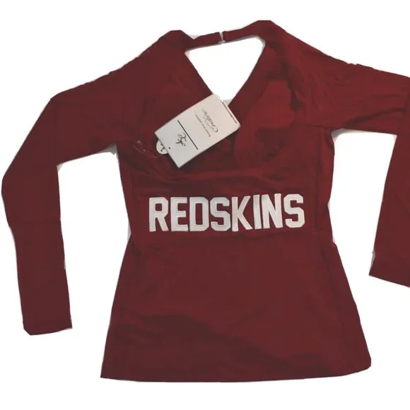 All Sport Couture NFL Womens Washington Redskins Wildkat Shirt New With Tags - Picture 3 of 6